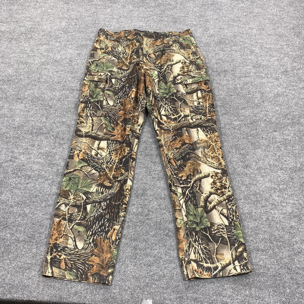 Cabela's Pants Mens 38x32 Brown Camouflage Cargo Polyester‎ Seclusion3D Hunting